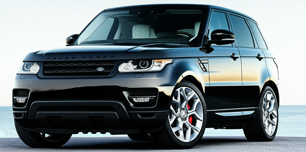 Black Land Rover Range Rover Sport exotic car available for rent - luxury vehicle rental