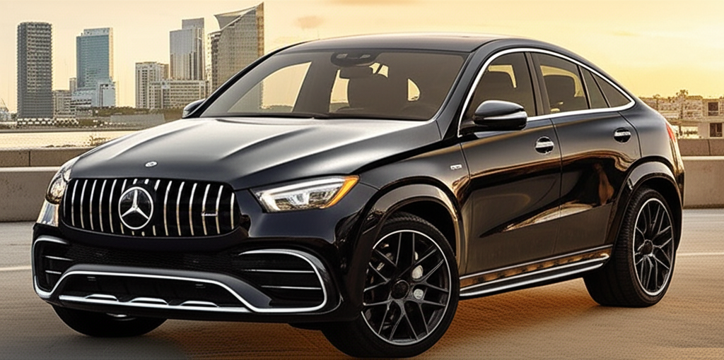 Black Mercedes-Benz AMG GLE63S exotic car available for rent - luxury vehicle rental