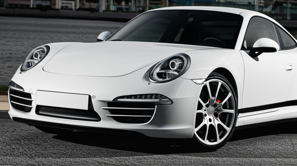 White Porsche 911 Carrera S exotic car available for rent - luxury vehicle rental