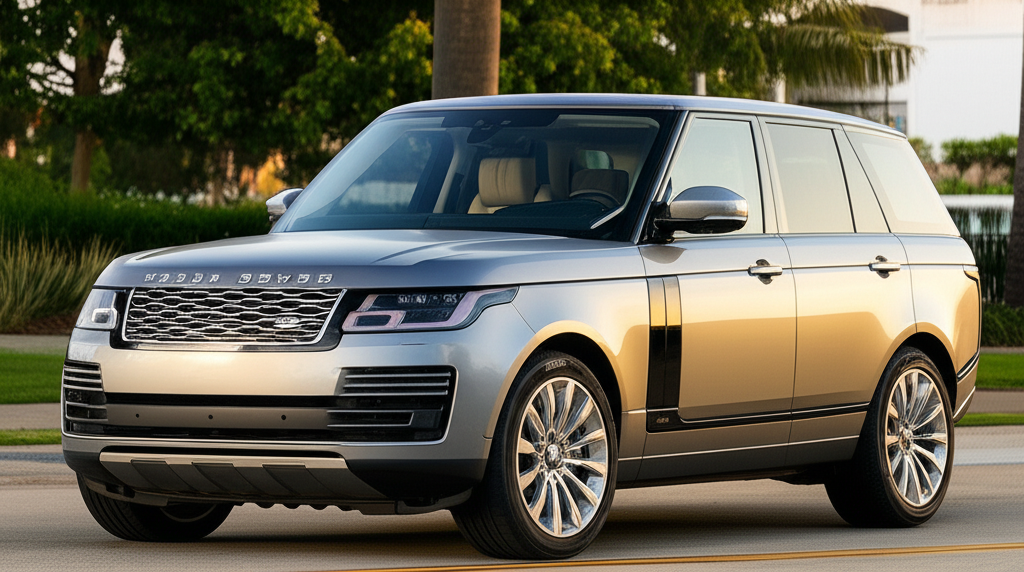 Gray Range Rover SE exotic car available for rent - luxury vehicle rental